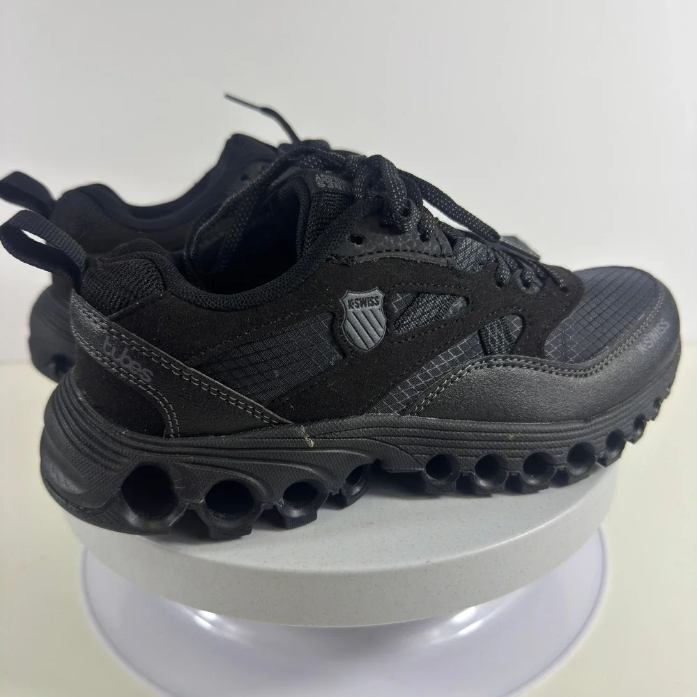 K-Swiss Tubes Comfort 200 Womens Black Athletic Training Shoes Sneakers 4.5